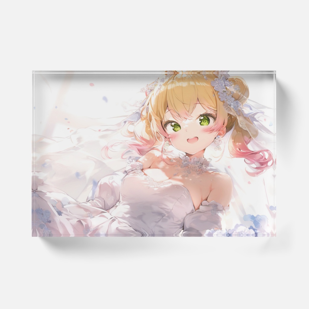 ウエディングねねち アクリルブロック