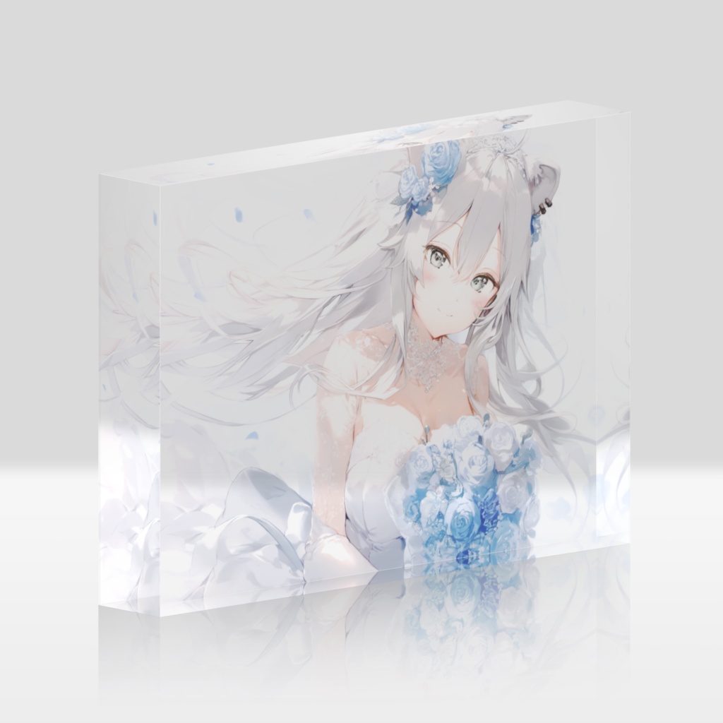 ウエディングぼたん アクリルブロック