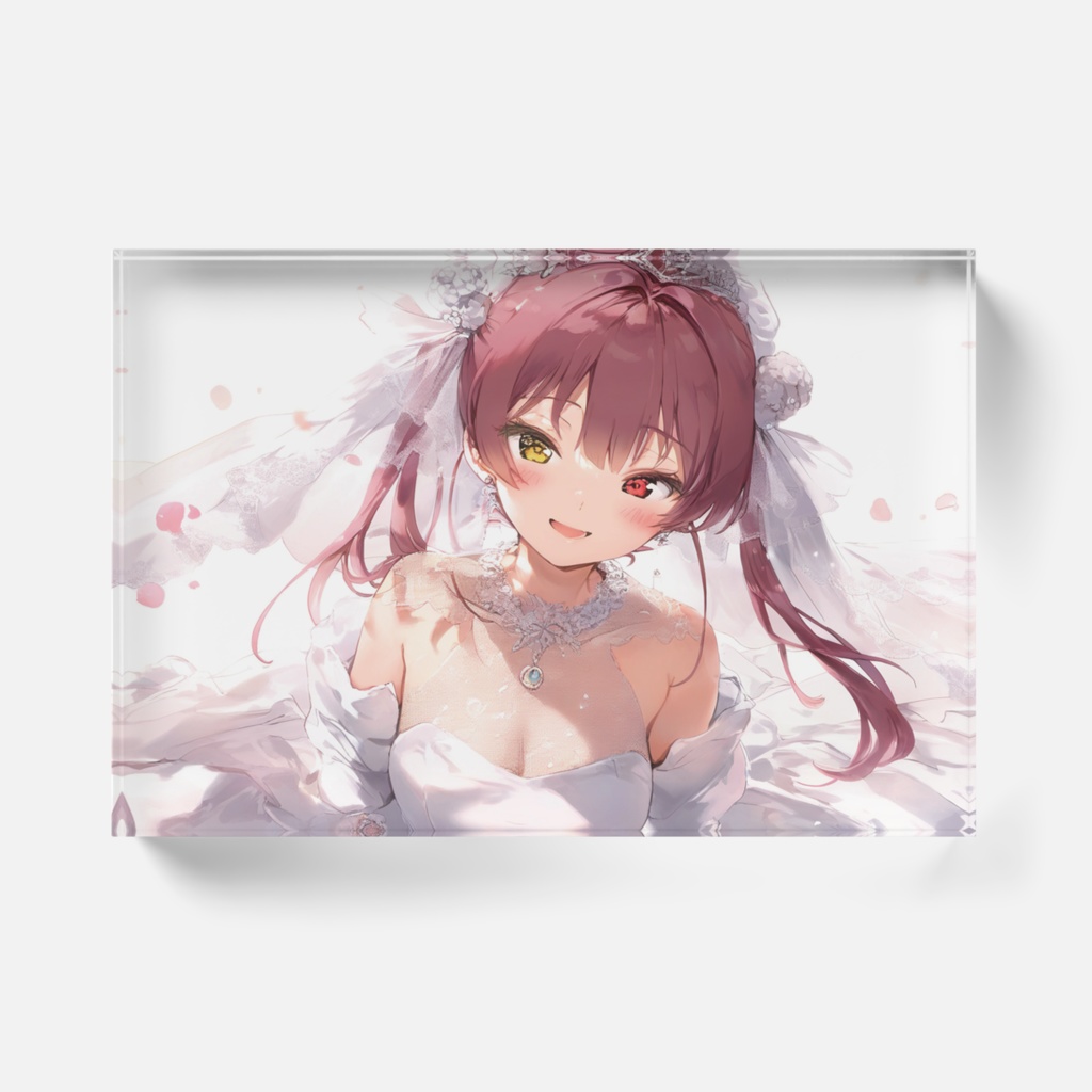 ウエディングマリン アクリルブロック