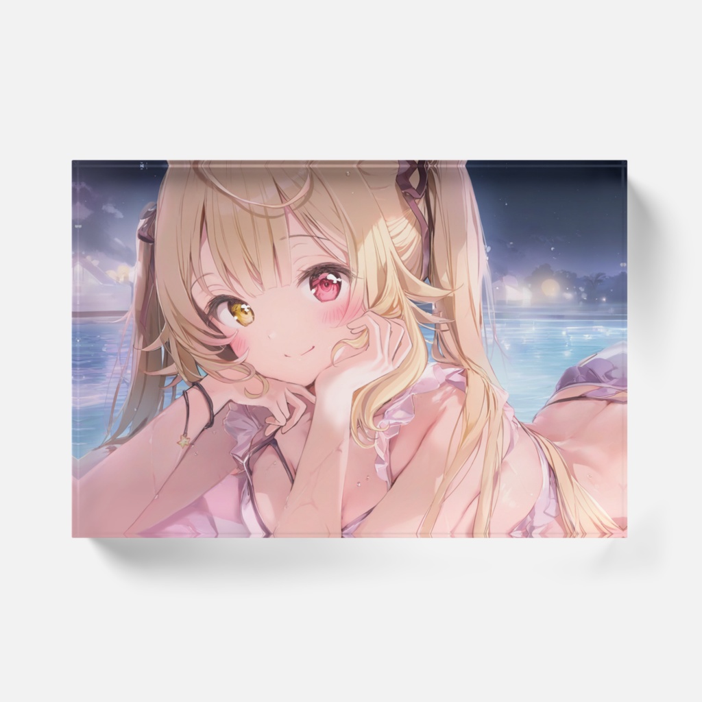 ナイトプールサラ アクリルブロック