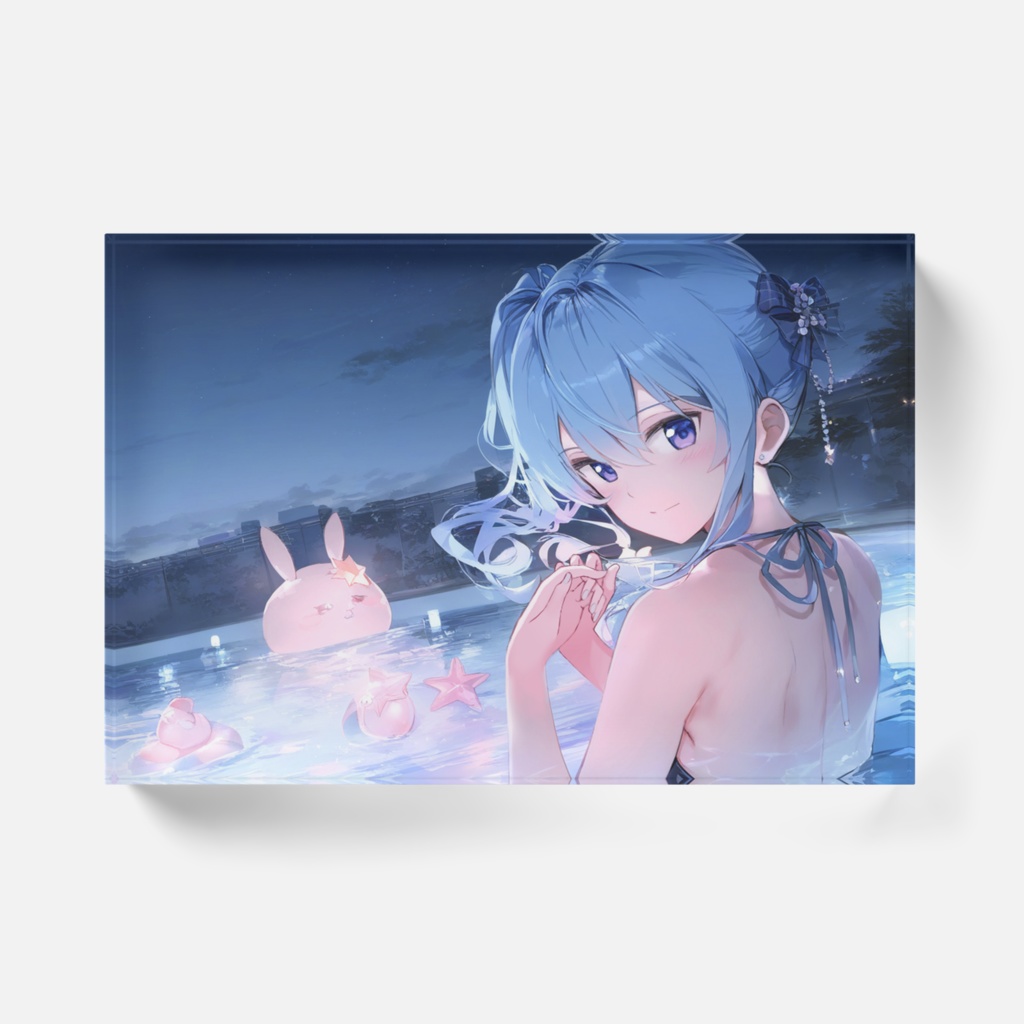 ナイトプールすいせい アクリルブロック