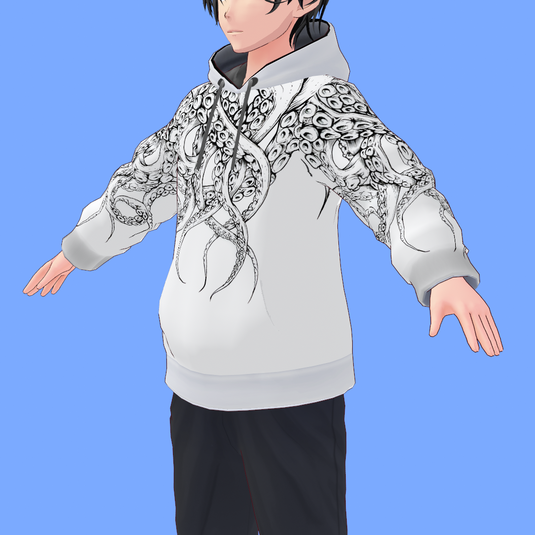 Vroid Octopus Texture Free 【VRoid】Octopus Hoodie Design - DonScuff - BOOTH