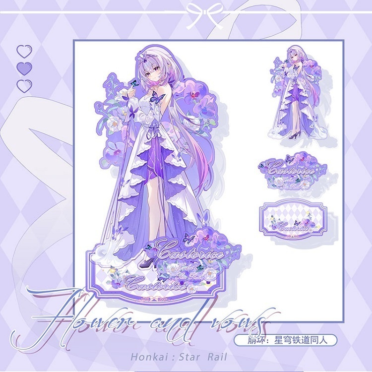 【委託販売】スターレイル キャストリス アクリルキーホルダー アクリルスタンド アクリルブロック 色紙 チェキ ポラロイド