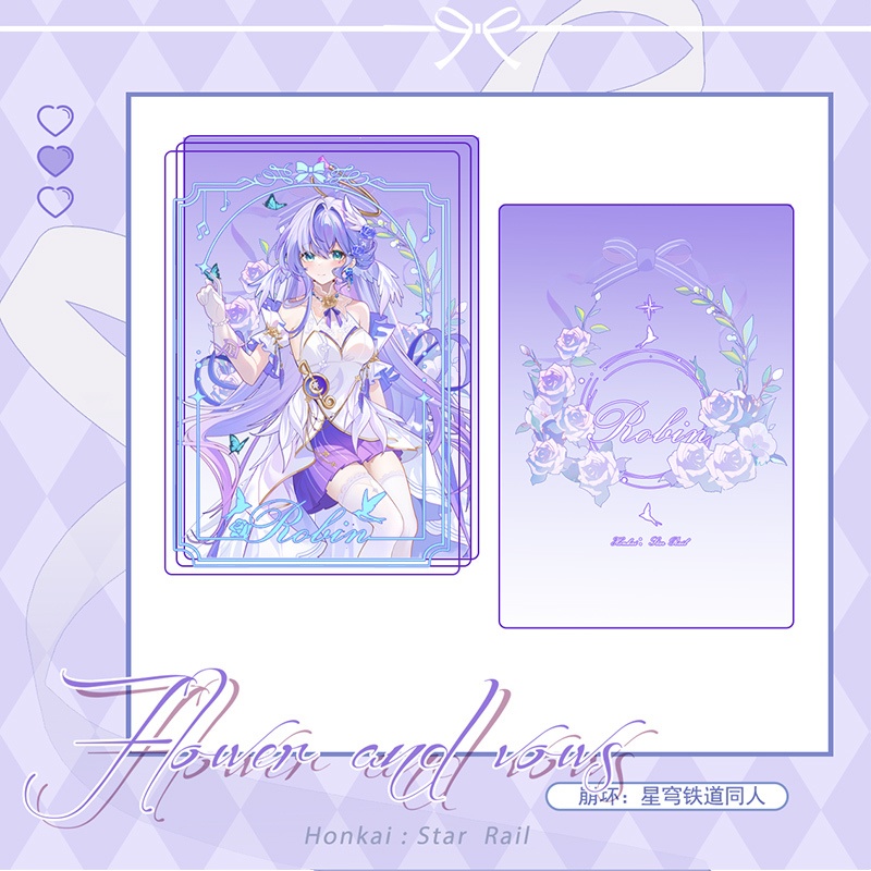 【委託販売】スターレイル ロビン アクリルキーホルダー アクリルスタンド アクリルブロック 色紙 チェキ ポラロイド