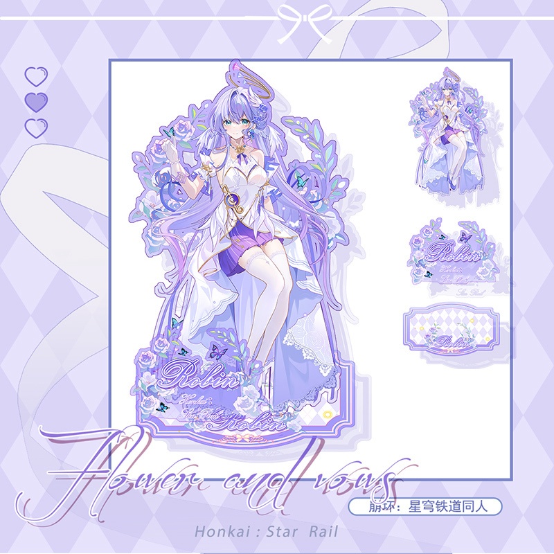 【委託販売】スターレイル ロビン アクリルキーホルダー アクリルスタンド アクリルブロック 色紙 チェキ ポラロイド