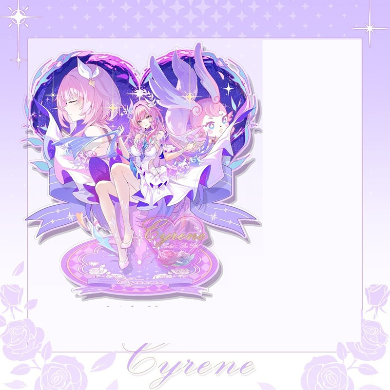 【委託販売】スターレイル キュレネ アクリルスタンド 色紙 缶バッジ メタルブックマーク