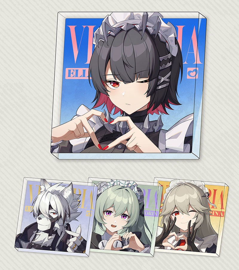 ゼンゼロ リン エレン・ジョー フォン・ライカン カリン・ウィクス アレクサンドリナ・セバスチャン アクリルキーホルダー 缶バッジ 色紙 アクリルブロック