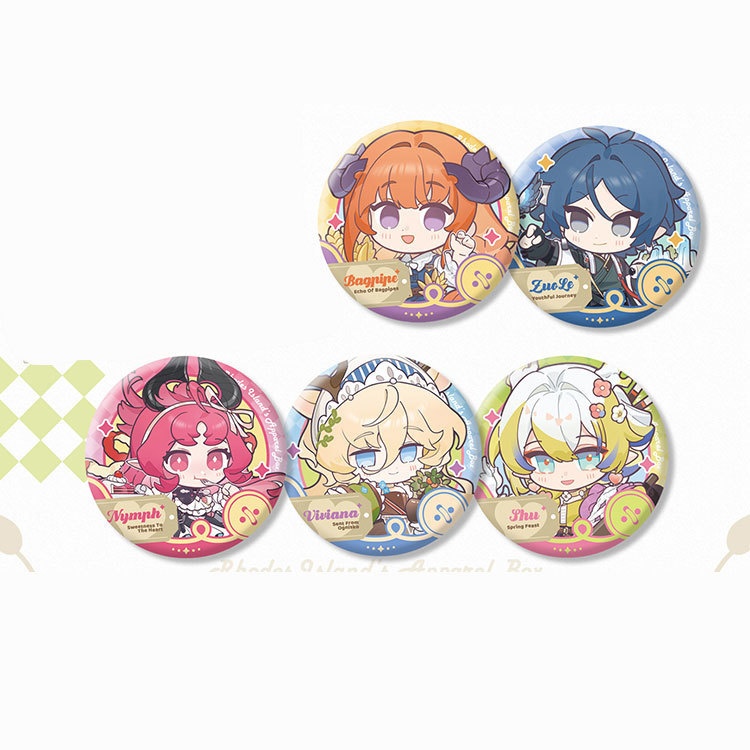 【委託販売】Arknights アークナイツ 明日方舟 シュウ 黍 ズオ・ラウ 左乐 ヴィヴィアナ バグパイプ ニンフ アクリルスタンド 缶バッジ