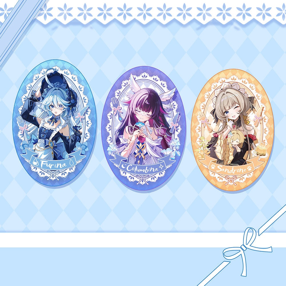 genshinimpact Genshin Impact 原神 コロンビーナ サンドローネ フリーナ アクリルスタンド アクリルキーホルダー 缶バッジ 色紙 タペストリー メタル ブックマーク