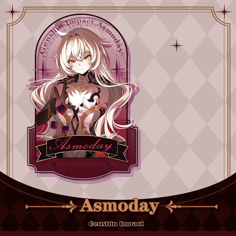 genshinimpact Genshin Impact 原神 レインドット ナベリウス ロノヴァ イスタロト アスモダイ アクリルスタンド 缶バッジ 色紙