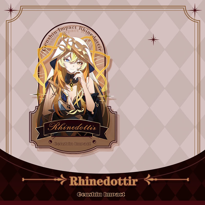 genshinimpact Genshin Impact 原神 レインドット ナベリウス ロノヴァ イスタロト アスモダイ アクリルスタンド 缶バッジ 色紙