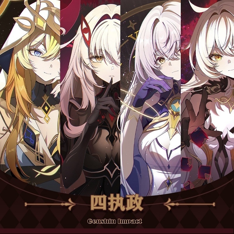 genshinimpact Genshin Impact 原神 レインドット ナベリウス ロノヴァ イスタロト アスモダイ アクリルスタンド 缶バッジ 色紙