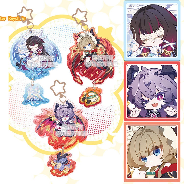 GenshinImpact genshin impact 原神 コロンビーナ サンドローネ ドゥリン アクリルキーホルダー