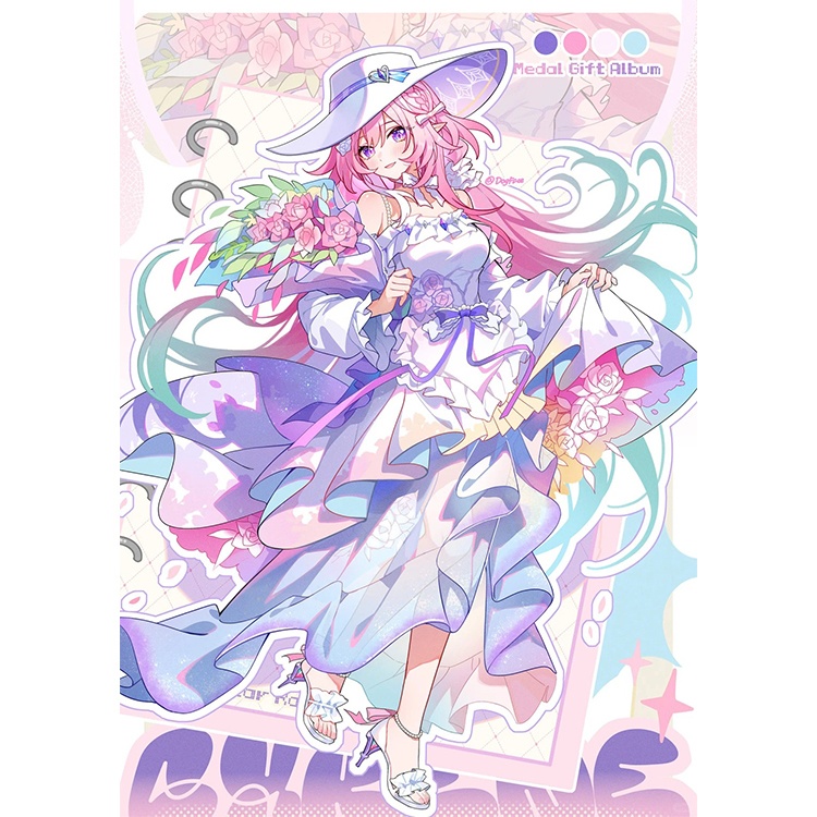 スターレイル キュレネ アクリルスタンド 缶バッジ 色紙 ポストカード