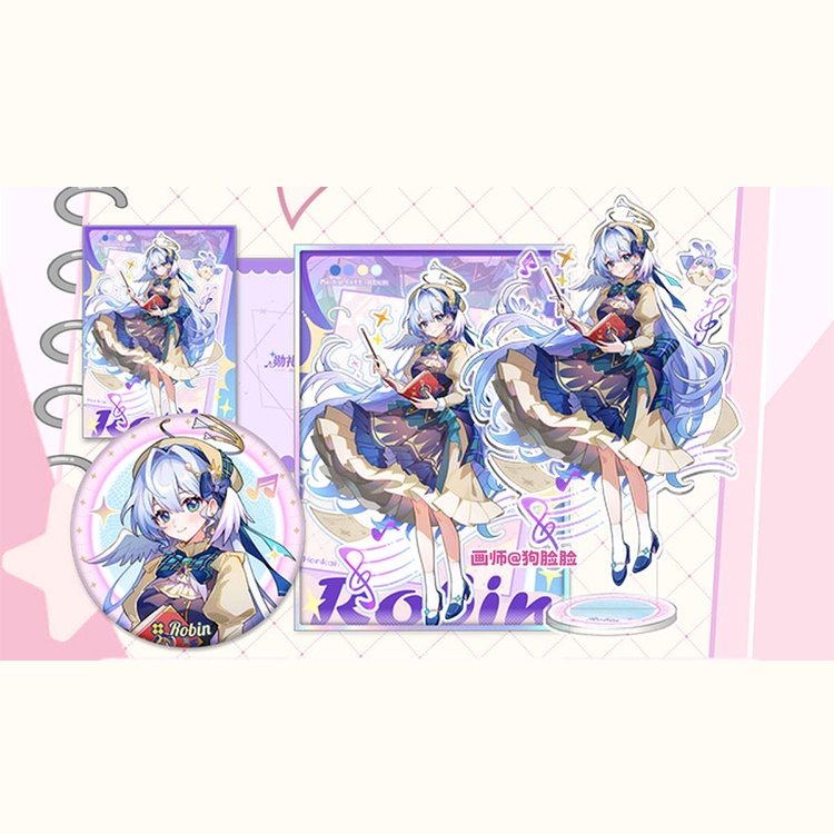 スターレイル ロビン アクリルスタンド 缶バッジ 色紙 ポストカード