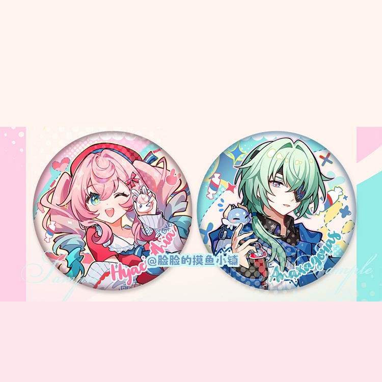 スターレイル ヒアンシー アナイクス アクリルスタンド 缶バッジ