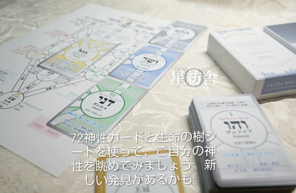 SACRA MAGIA 変容の72神性カード ★カバラ・生命の樹・72の神性・72天使★