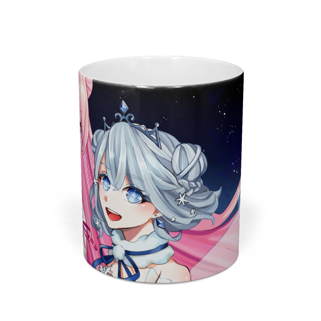 一花アスター×雪乃クリスタル マグカップ