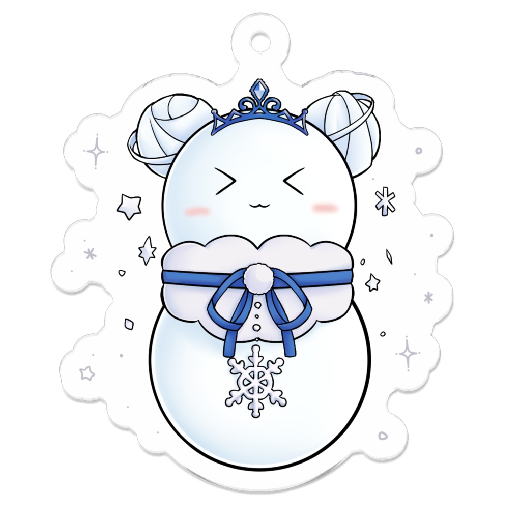 ゆきのだるまアバターアクリルキーホルダー