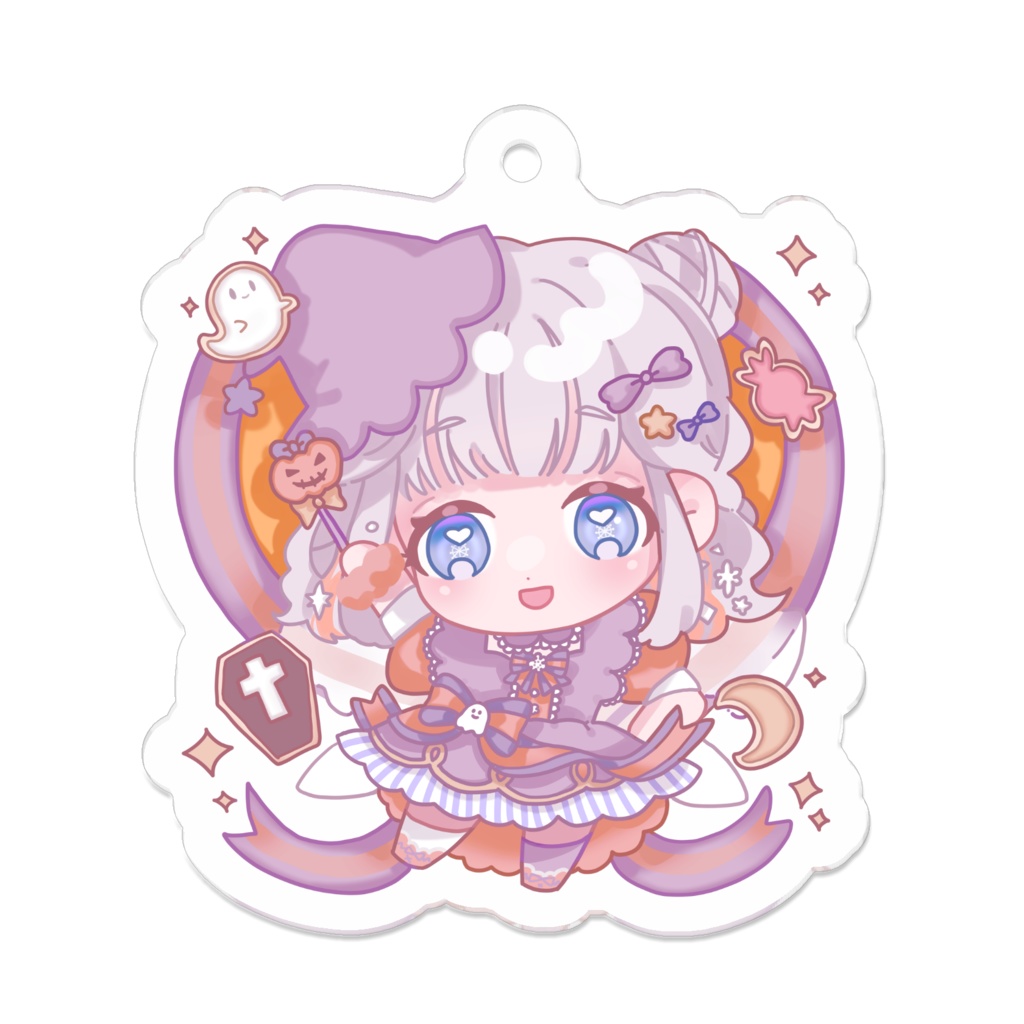 魔女っ子ゆきのアバターアクリルキーホルダー