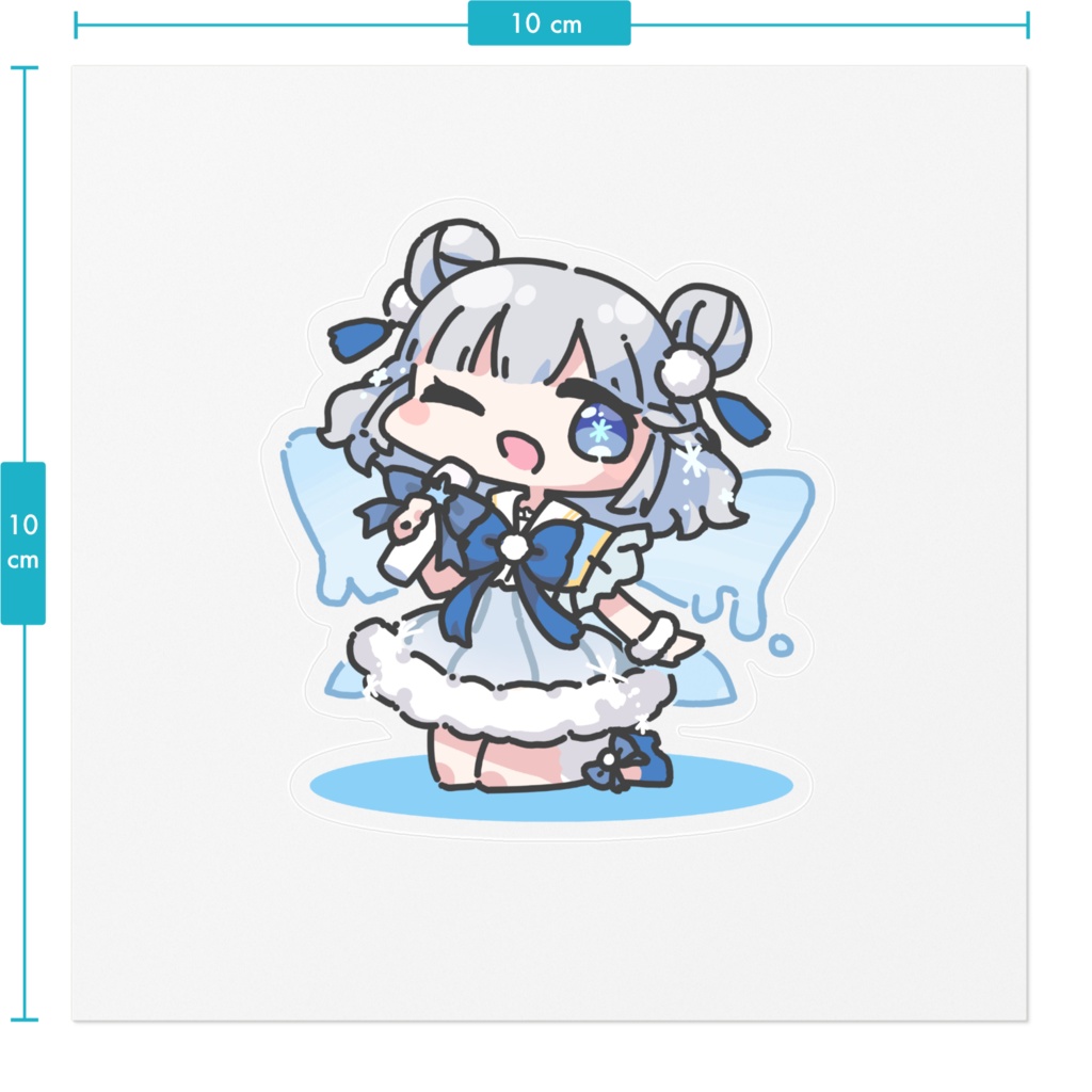 アイドルゆきのSDステッカー