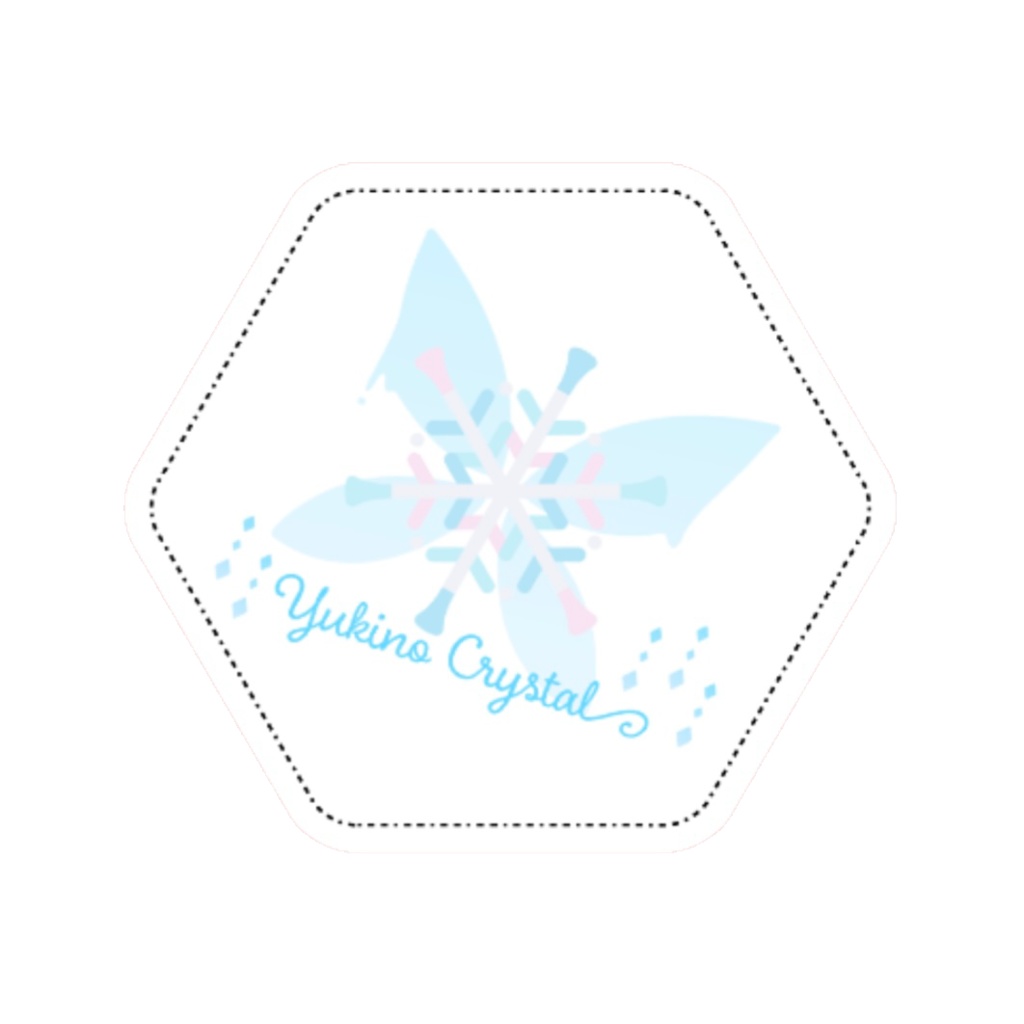 ロゴマーク六角形缶バッジ