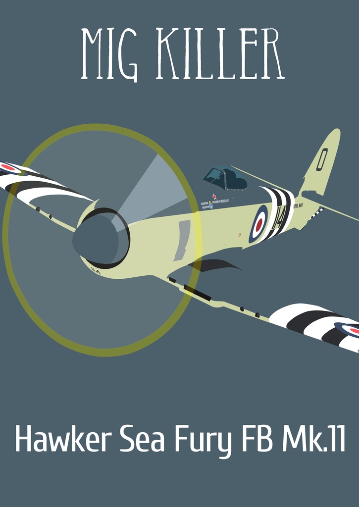 SEA FURY ポストカード