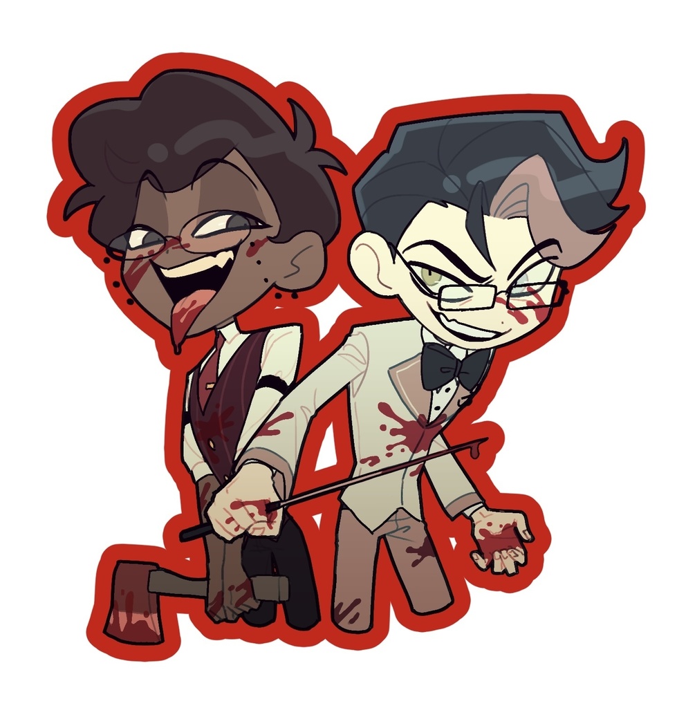 【ハズビンホテル】ヴォックス&アラスター 人間姿 アクキー ※おひとり様2個迄!