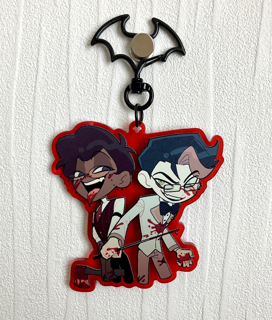 【ハズビンホテル】ヴォックス&アラスター 人間姿 アクキー ※おひとり様2個迄!