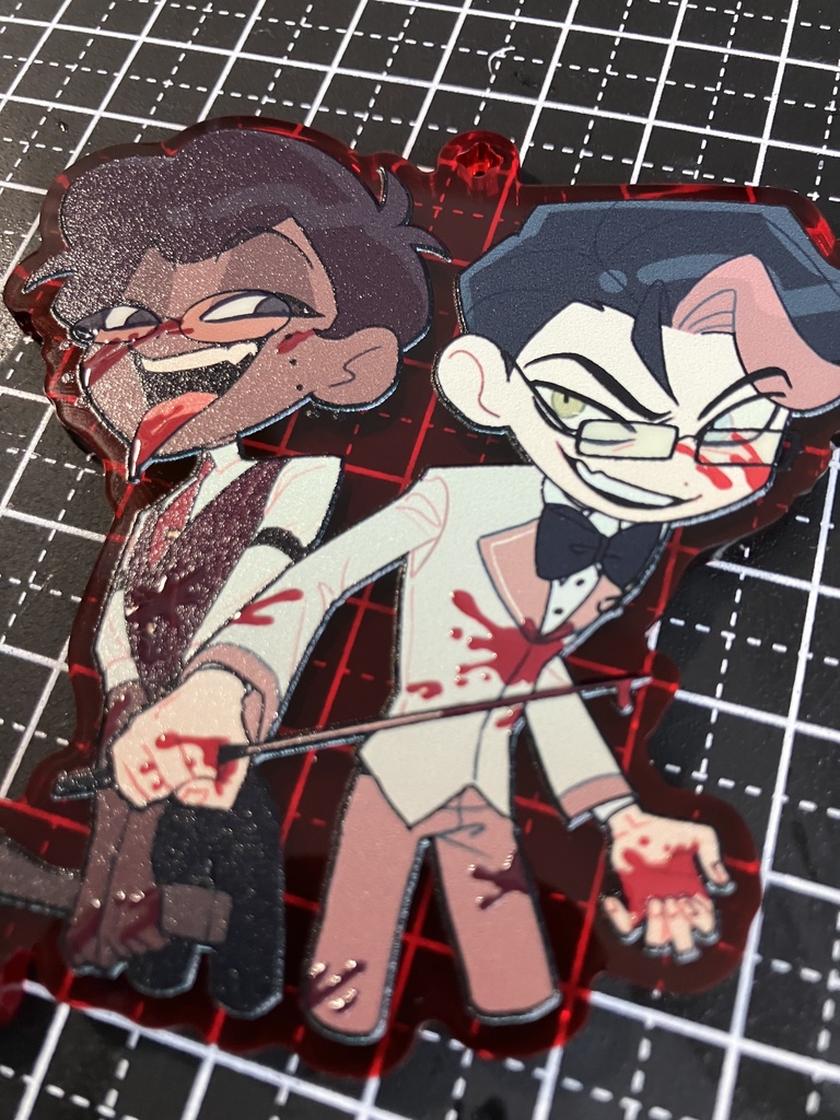 【ハズビンホテル】ヴォックス&アラスター 人間姿 アクキー ※おひとり様2個迄!