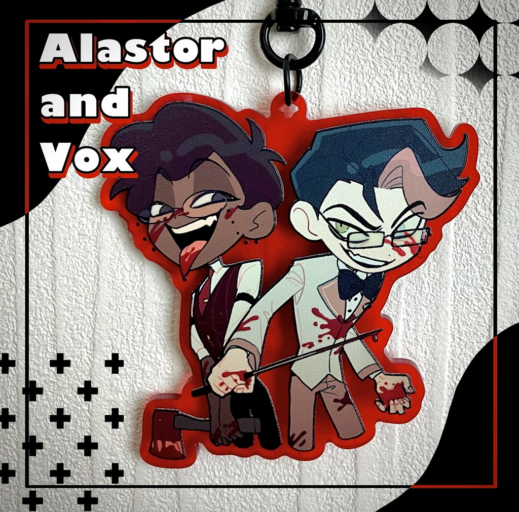 【ハズビンホテル】ヴォックス&アラスター 人間姿 アクキー ※おひとり様2個迄！