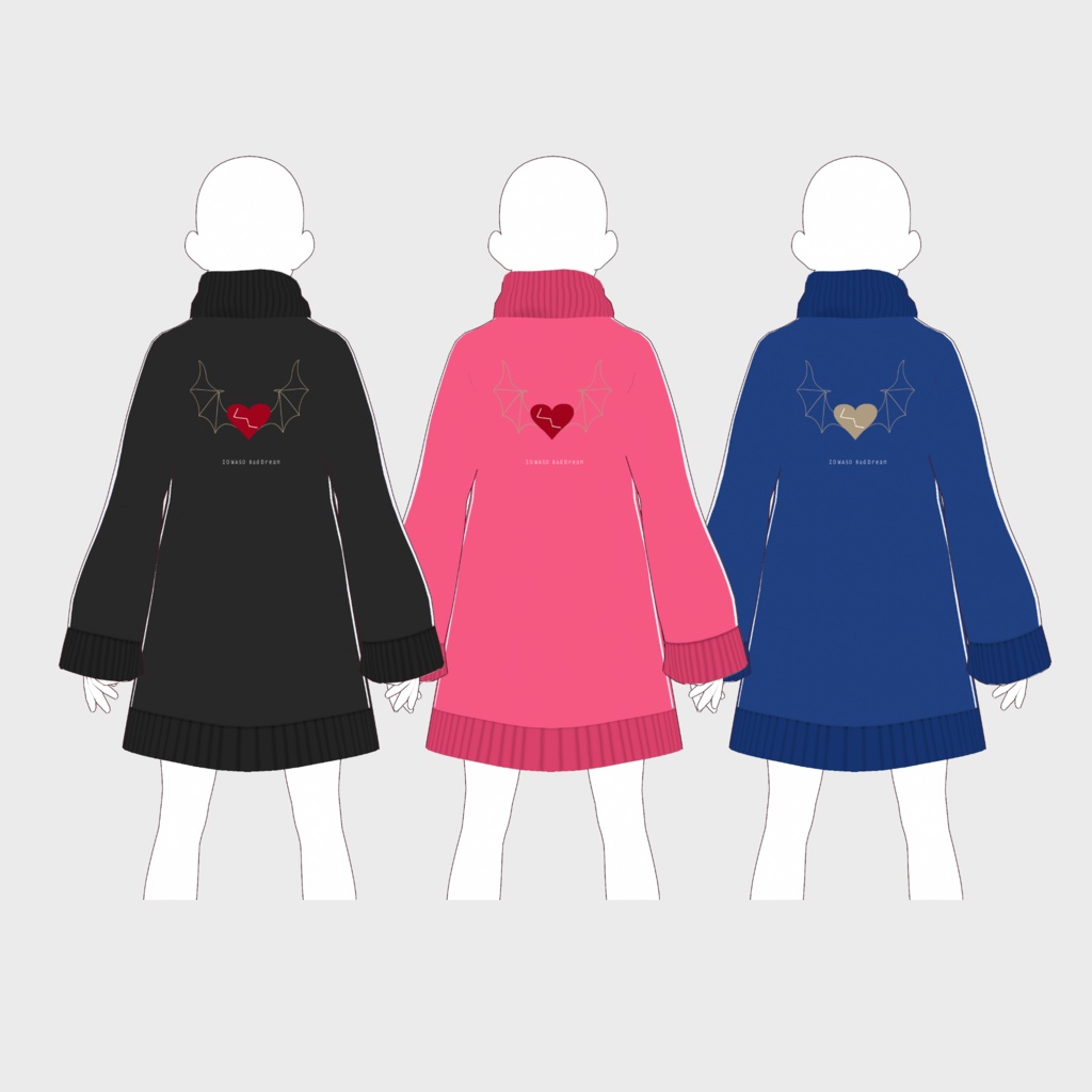 ロングジャージワンピース - Bad Dream 3色+α