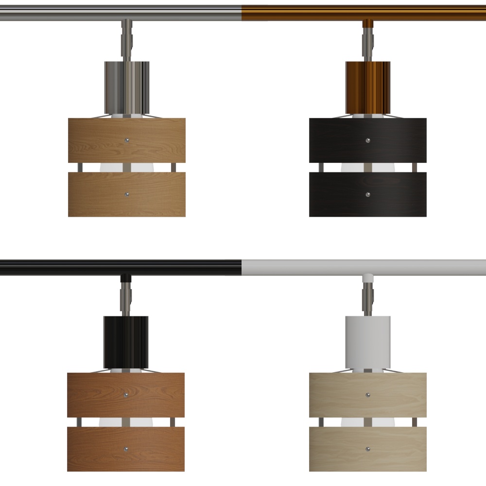 【3DCG】おしゃれっぽい天井照明 7種類セット / stylish ceiling lighting