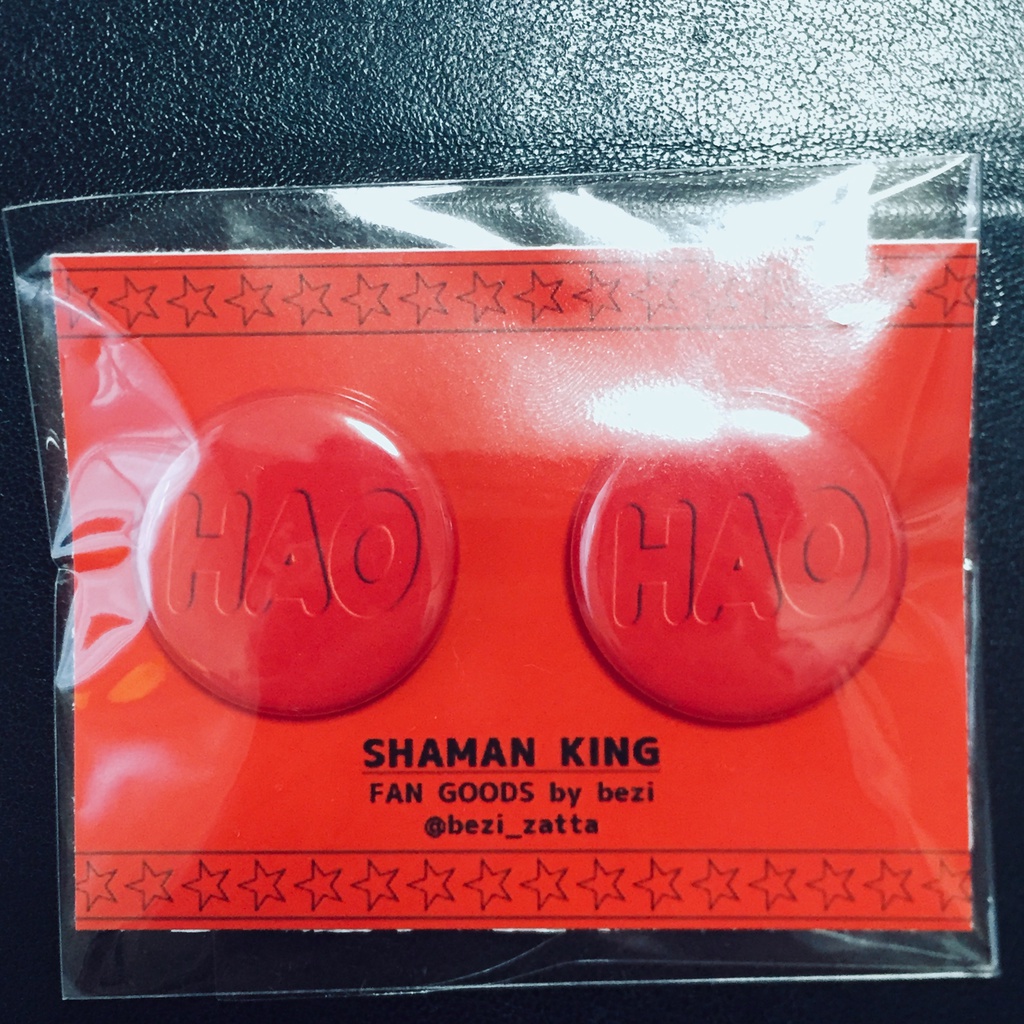 HAOブロック 缶バッジ