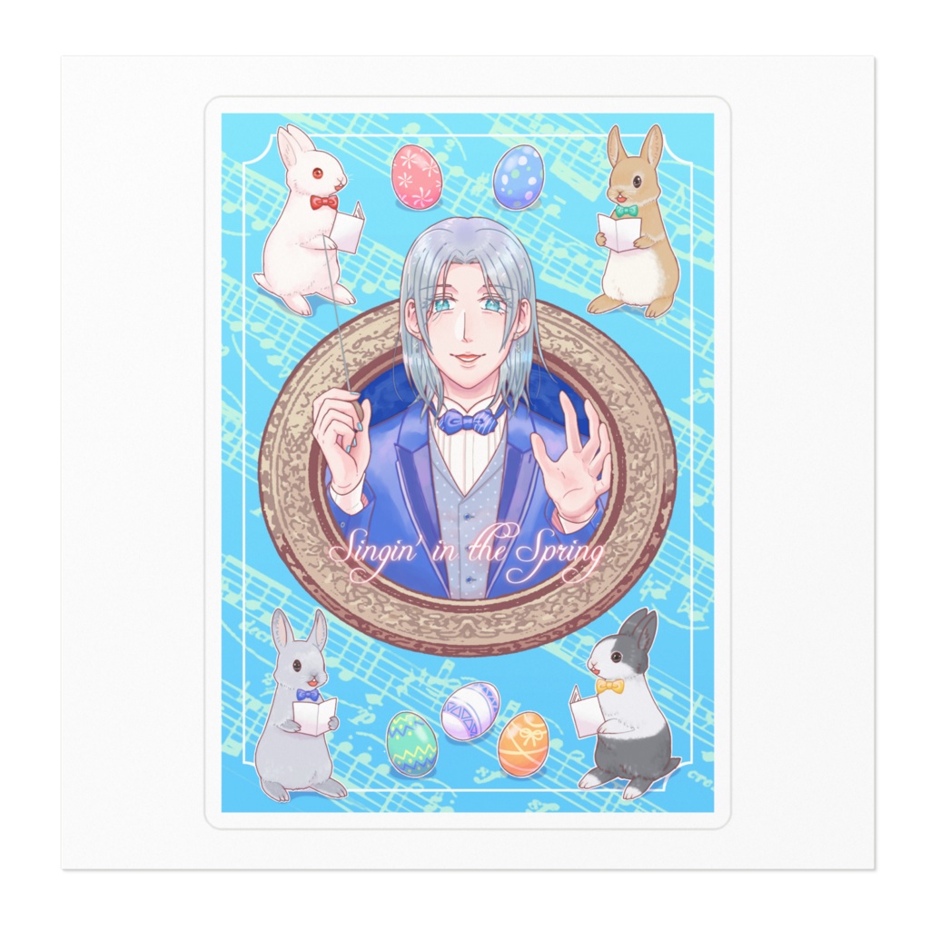 ステッカー(イースター)