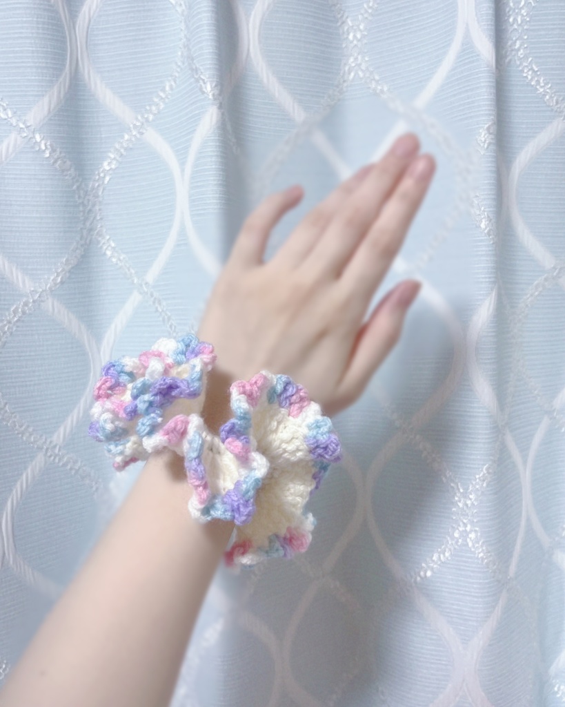 紫陽花シュシュ