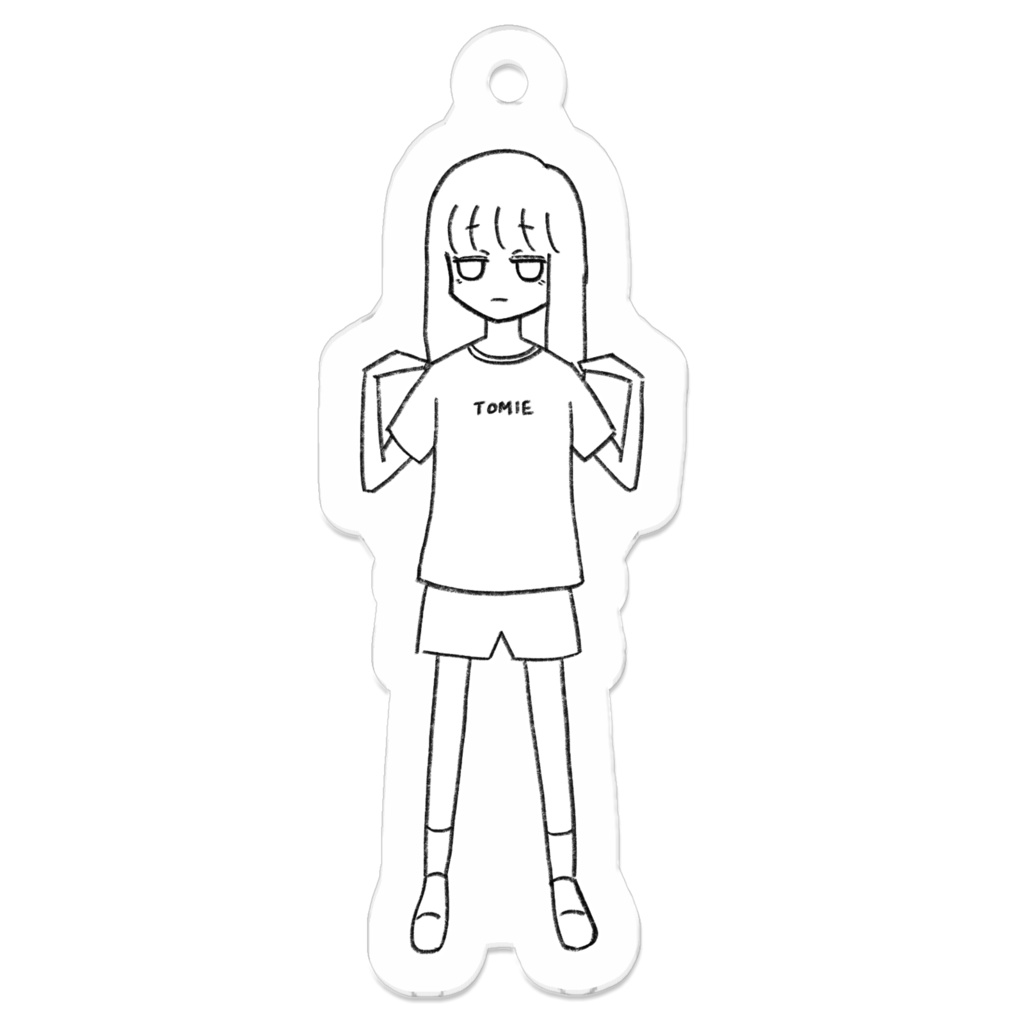 トミエアクリルキーホルダー