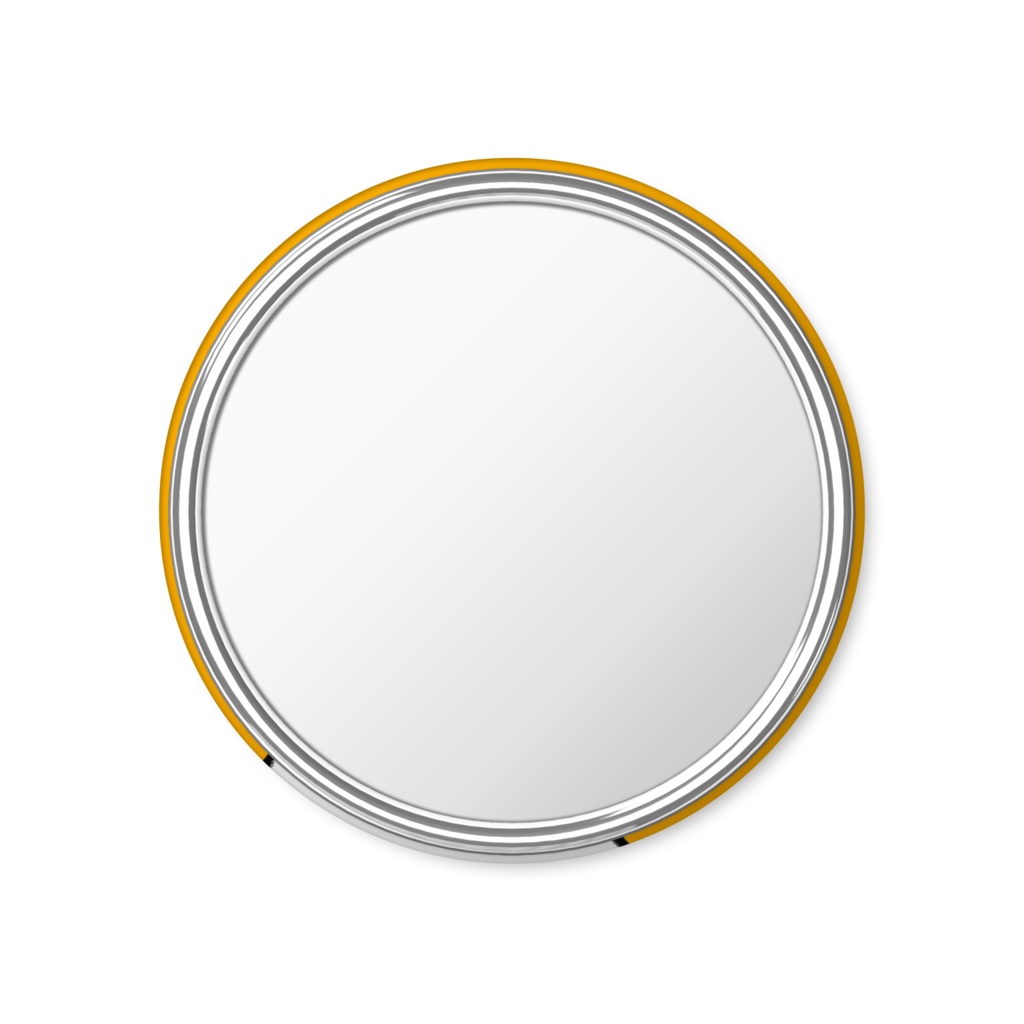 可ラッカロゴ缶ミラー