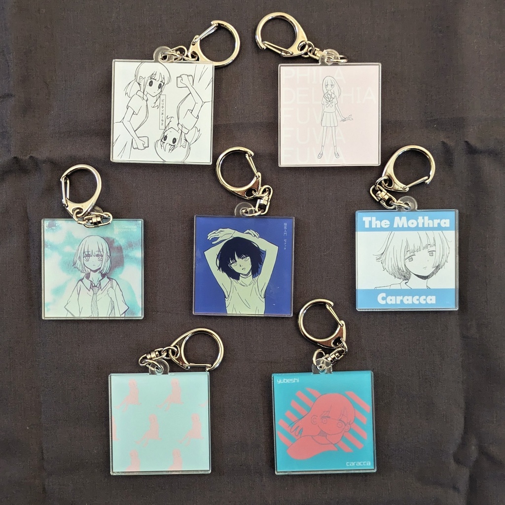 可ラッカ歴代アルバム　アクリルキーホルダー