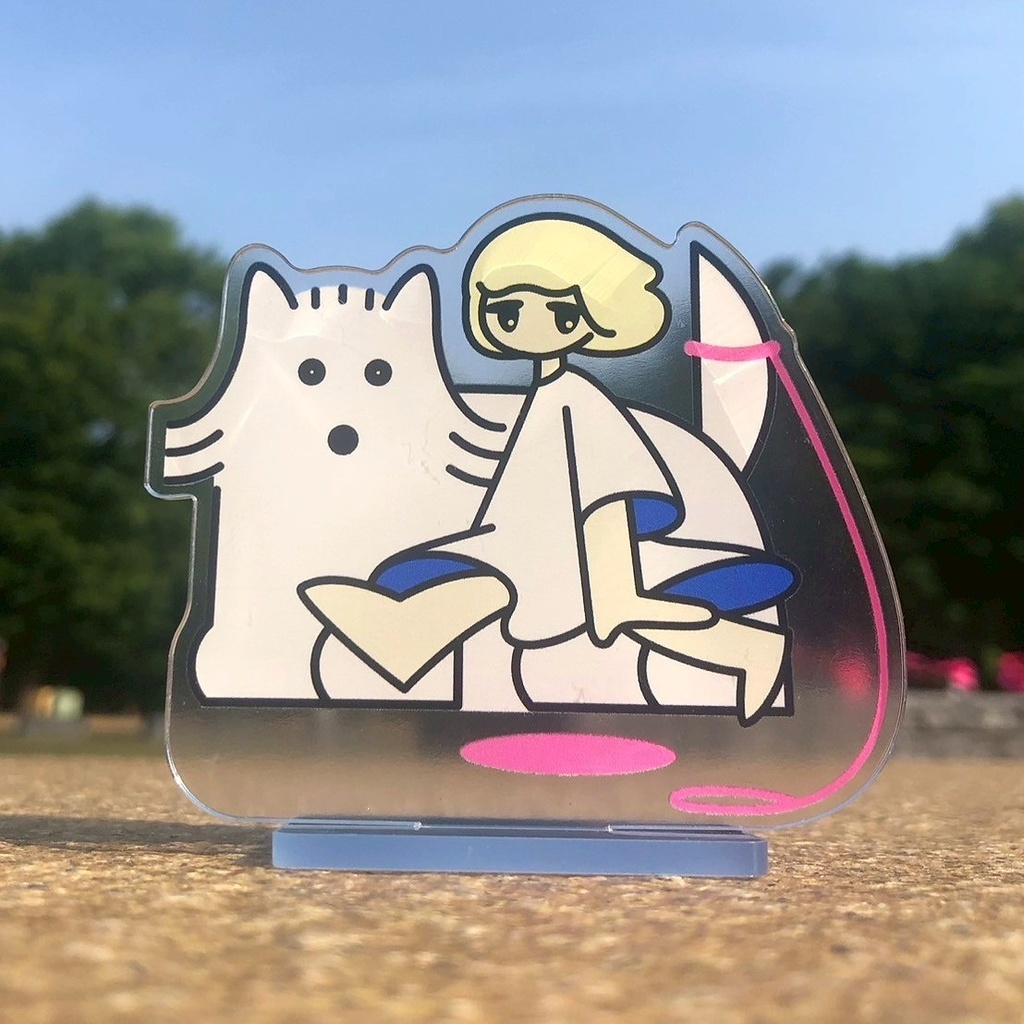 可ラッカとサモエド　アクリルスタンド