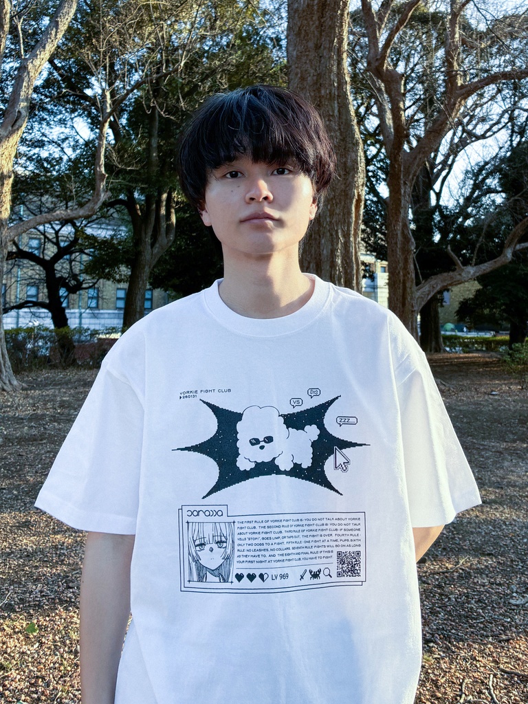 可ラッカVS犬Tシャツ