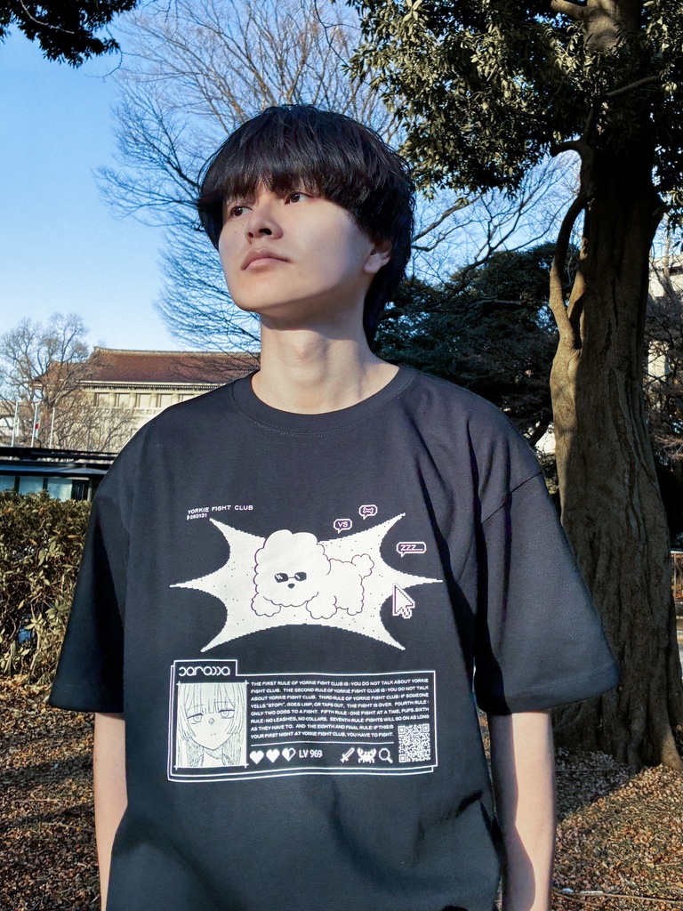 可ラッカVS犬Tシャツ