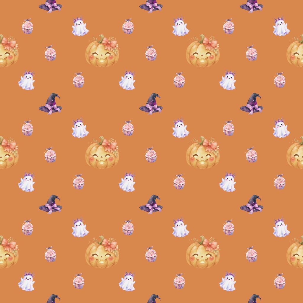 【かわいいメルヘンハロウィン】デジタルペーパー5色セット