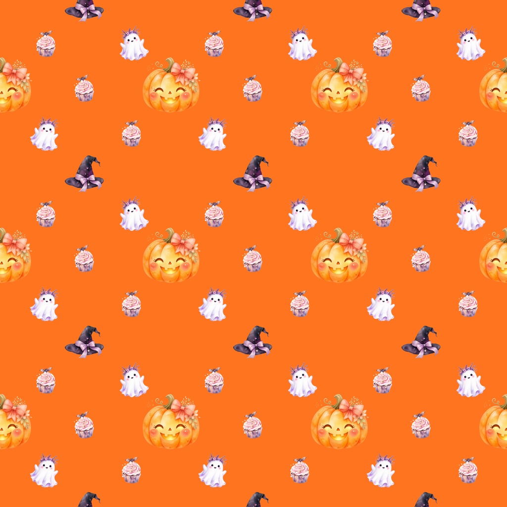 【かわいいメルヘンハロウィン】デジタルペーパー5色セット
