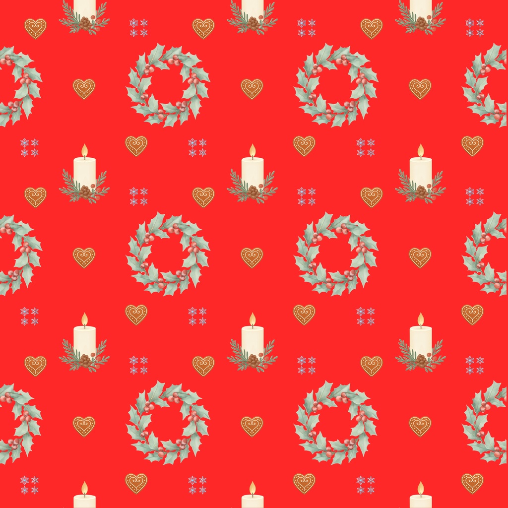 【大人のクリスマス】デジタルペーパー5色セット