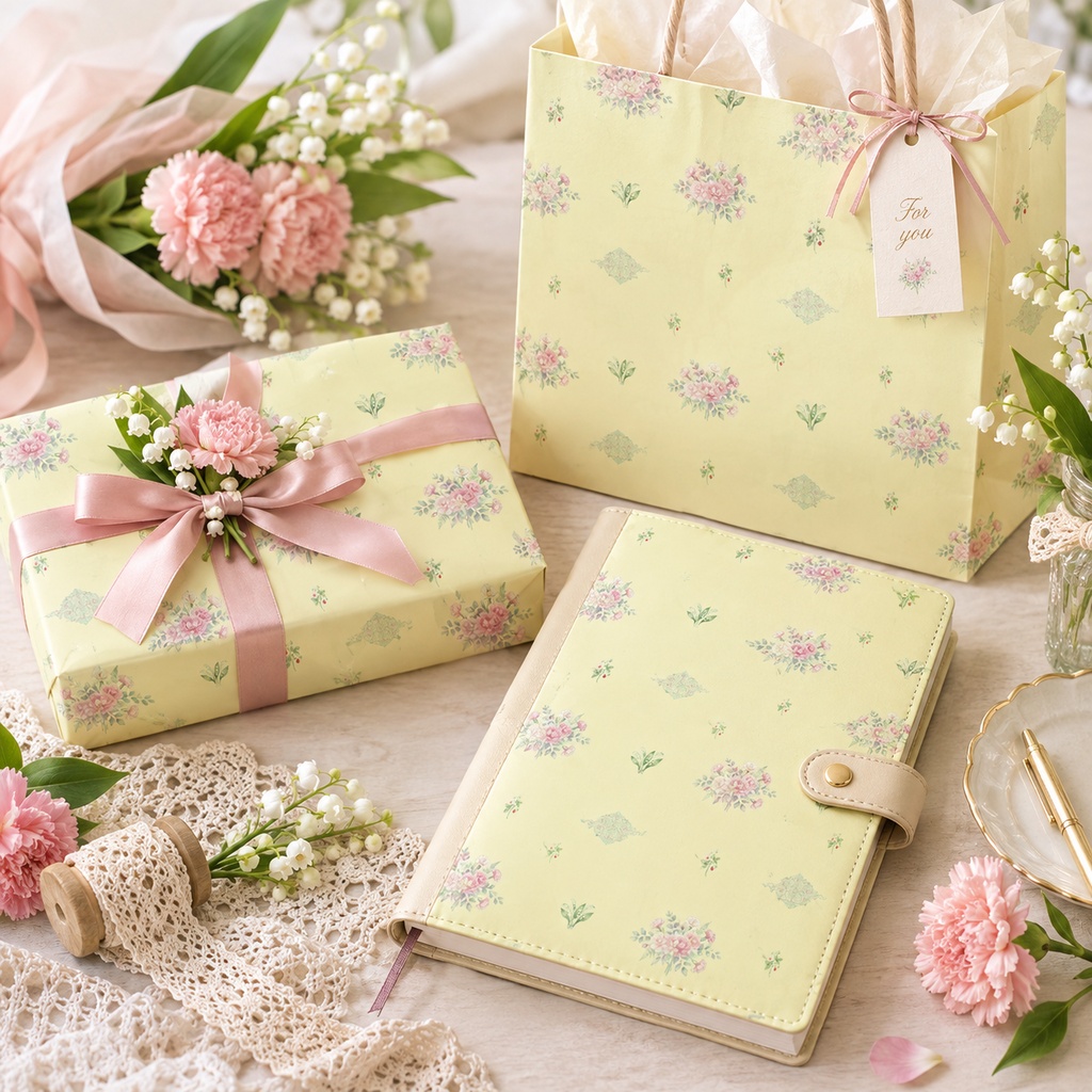 【誕生花・5月生まれのあなたの】デジタルペーパー6色セット
