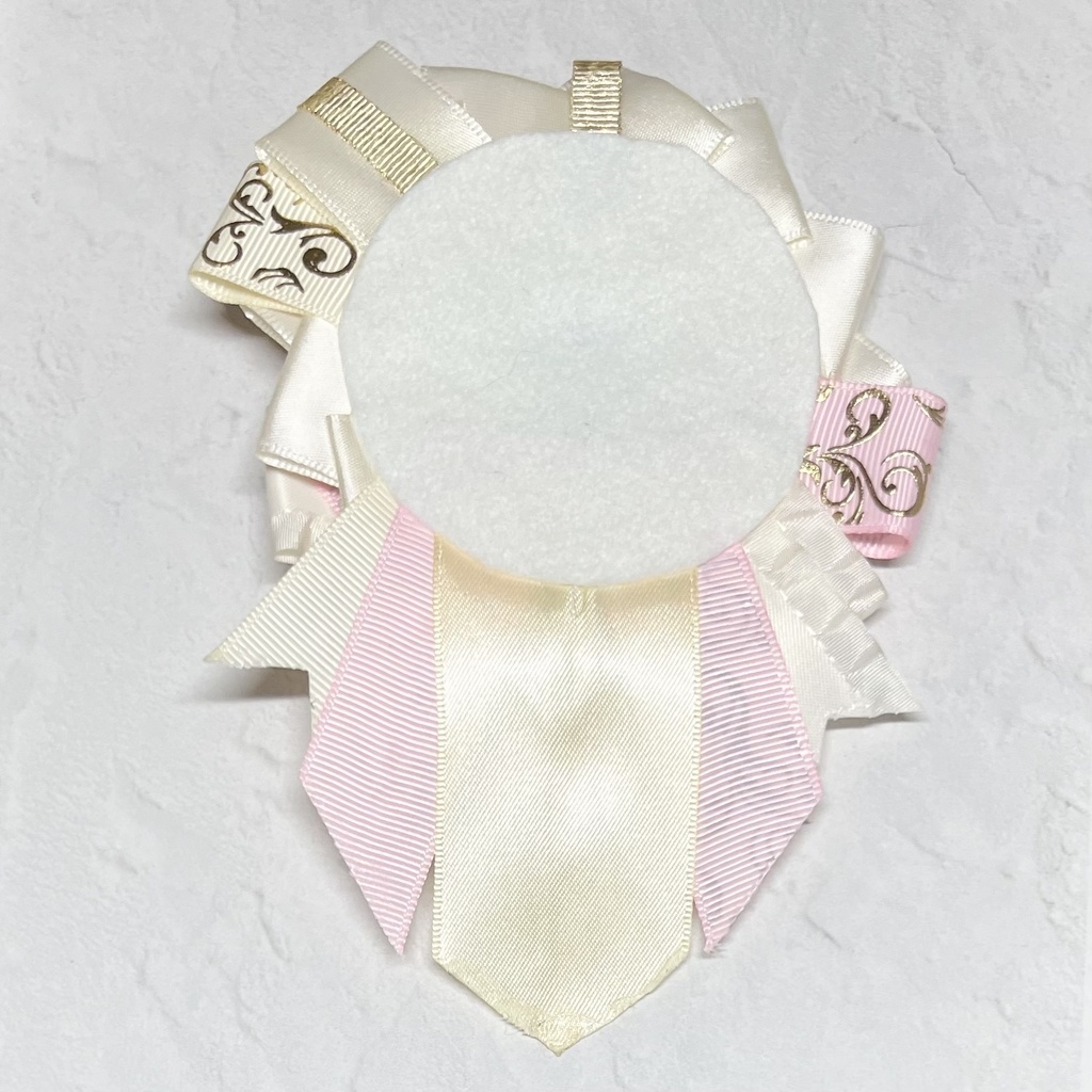 痛ロゼット 57mm ピンク×白