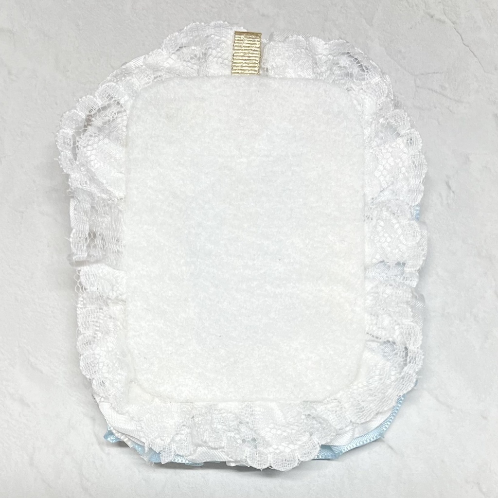 トレカケースデコ B8 水色×白