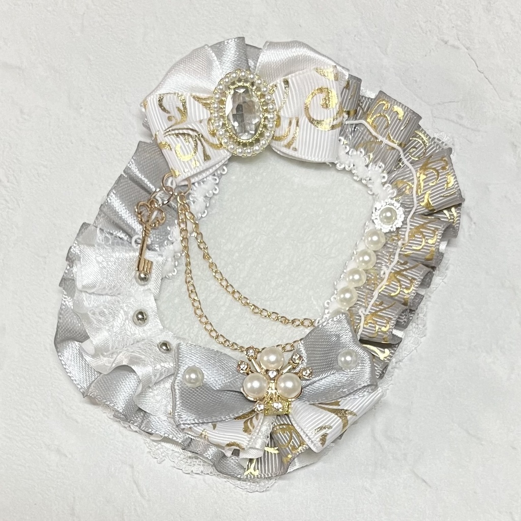 トレカケースデコ B8 灰色×白