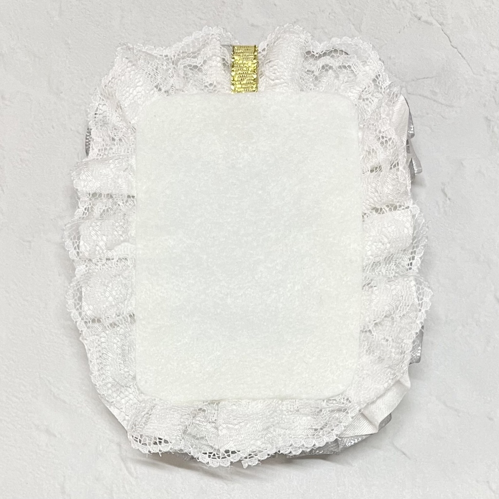 トレカケースデコ B8 灰色×白